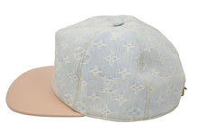 画像をギャラリービューアに読み込む, LOUIS VUITTON ルイヴィトン キャスケットモノグラム レガシー 帽子 キャップ コットン ブルー ブラウン サイズ60 美品 中古 46276