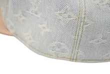 画像をギャラリービューアに読み込む, LOUIS VUITTON ルイヴィトン キャスケットモノグラム レガシー 帽子 キャップ コットン ブルー ブラウン サイズ60 美品 中古 46276