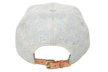 画像をギャラリービューアに読み込む, LOUIS VUITTON ルイヴィトン キャスケットモノグラム レガシー 帽子 キャップ コットン ブルー ブラウン サイズ60 美品 中古 46276