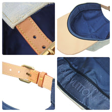 画像をギャラリービューアに読み込む, LOUIS VUITTON ルイヴィトン キャスケットモノグラム レガシー 帽子 キャップ コットン ブルー ブラウン サイズ60 美品 中古 46276