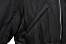 画像をギャラリービューアに読み込む, JILSANDER ジルサンダー ジッパーボンバージャケット イタリア製 コットン ブラック シルバー金具 サイズ48 美品 中古 46342