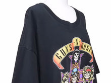 画像をギャラリービューアに読み込む, FOG FEAR OF GOD フィアオブゴッド ガンズアンドローゼス Tシャツ バンド ブラック トップス プリント サイズL 中古 46349