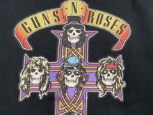 画像をギャラリービューアに読み込む, FOG FEAR OF GOD フィアオブゴッド ガンズアンドローゼス Tシャツ バンド ブラック トップス プリント サイズL 中古 46349