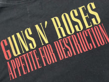 画像をギャラリービューアに読み込む, FOG FEAR OF GOD フィアオブゴッド ガンズアンドローゼス Tシャツ バンド ブラック トップス プリント サイズL 中古 46349