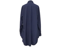 Load image into Gallery viewer, COMME des GARCONS コムデギャルソン GT-B027 シャツ フィット 長袖 サイズ M ネイビー 紺 中古 46401
