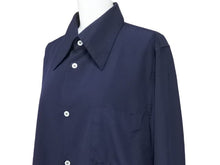 Load image into Gallery viewer, COMME des GARCONS コムデギャルソン GT-B027 シャツ フィット 長袖 サイズ M ネイビー 紺 中古 46401
