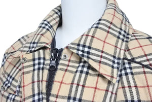 BURBERRY バーバリー ノヴァチェック リバーシブル ダウンジャケット ブルーレーベル FCF24 526 43 サイズ40 美品 中古 46425