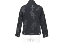 画像をギャラリービューアに読み込む, クロムハーツ Chrome Hearts ヴィンテージ レディース サイズM クロスパッチ付きデニムジャケット 美品 中古 46441