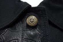 画像をギャラリービューアに読み込む, クロムハーツ Chrome Hearts ヴィンテージ レディース サイズM クロスパッチ付きデニムジャケット 美品 中古 46441