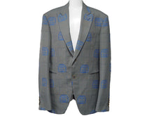 画像をギャラリービューアに読み込む, LOUIS VUITTON ルイヴィトン 20SS RECORD CLUB シガレット ジャケット グレー RM201F SQU HIFJ5E サイズ48 美品 中古 46443