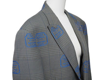 画像をギャラリービューアに読み込む, LOUIS VUITTON ルイヴィトン 20SS RECORD CLUB シガレット ジャケット グレー RM201F SQU HIFJ5E サイズ48 美品 中古 46443