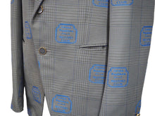 画像をギャラリービューアに読み込む, LOUIS VUITTON ルイヴィトン 20SS RECORD CLUB シガレット ジャケット グレー RM201F SQU HIFJ5E サイズ48 美品 中古 46443