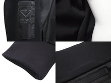 画像をギャラリービューアに読み込む, 極美品 PRADA プラダ 21AW リナイロン ディテール フリース ジャケット UJL189_1YFJ_F0806_S_212 ブラック サイズXL 中古 46445