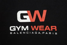 画像をギャラリービューアに読み込む, 極美品 BALENCIAGA バレンシアガ GYM WEAR 長袖 Tシャツ ブラック ドッキング 626247 TIVD9 トップス サイズL 中古 46450
