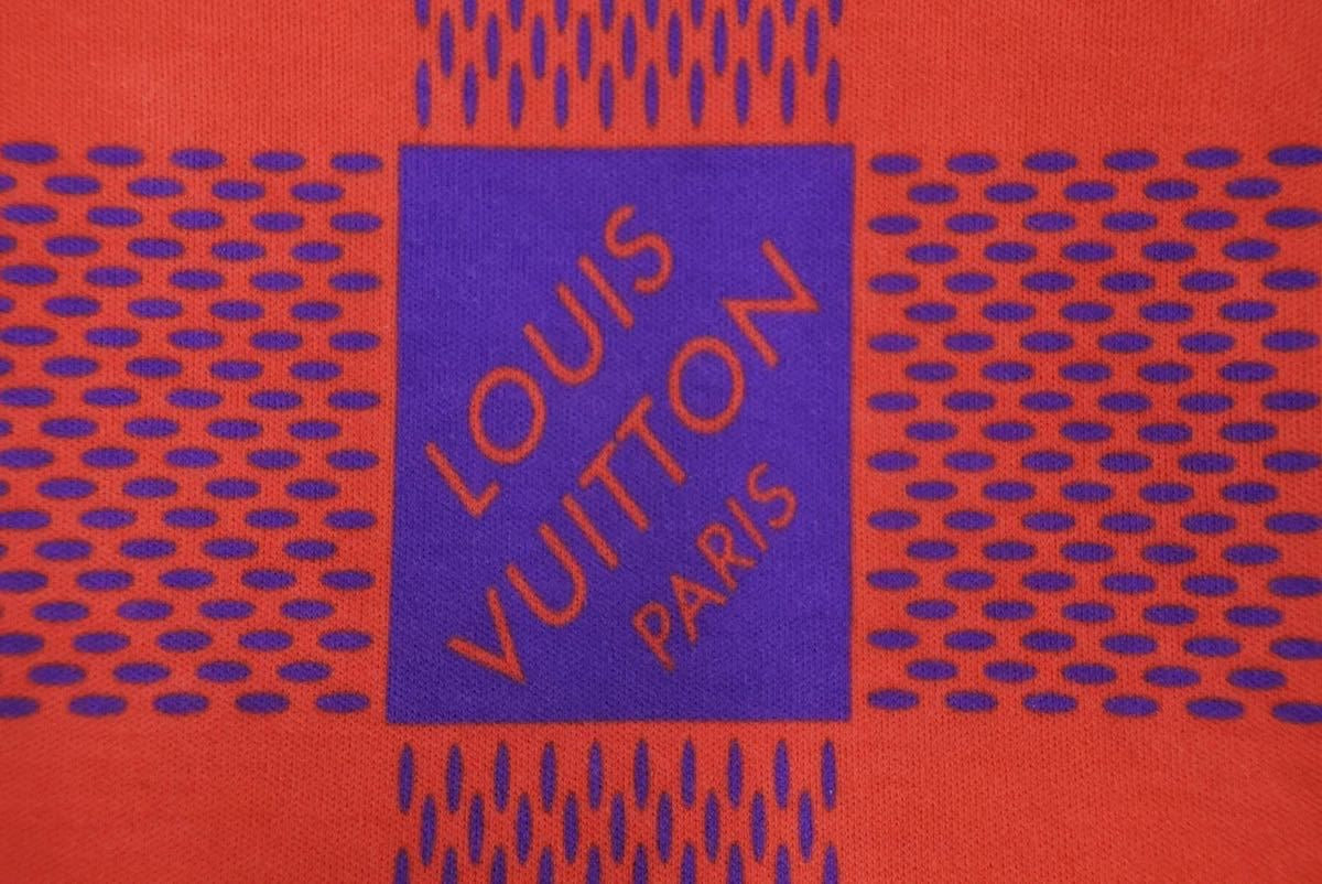 LOUISVUITTON ルイヴィトン 12SS マサイチェック ダミエ 半袖Tシャツ レッド ブルー トップス ロゴ サイズM 美品 中古  46452 – Casanova Vintage