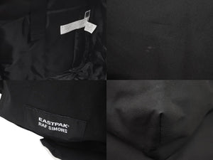 RAF SIMONS×EASTPAK ラフシモンズ イーストパック EK36E06Z リュック バックパック ブラック シルバー 美品 中古 46485