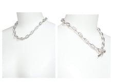 Load image into Gallery viewer, 極美品 HERMES エルメス シェーヌダンクル ネックレス MM 36コマ 107.5g 新刻 シルバー925 中古 46530