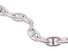 Load image into Gallery viewer, 極美品 HERMES エルメス シェーヌダンクル ネックレス MM 36コマ 107.5g 新刻 シルバー925 中古 46530