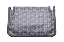 画像をギャラリービューアに読み込む, 新品同様 GOYARD ゴヤール Plumet プリュメ ショルダーバッグ 斜めがけポシェット ストラップ無し PVC レザー グレー 中古 46537
