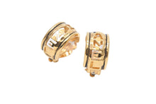 画像をギャラリービューアに読み込む, CHANEL シャネル ヴィンテージ イヤリング マトラッセ シャネルロゴ ゴールド 美品 中古 46605