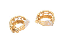 画像をギャラリービューアに読み込む, CHANEL シャネル ヴィンテージ イヤリング マトラッセ シャネルロゴ ゴールド 美品 中古 46605