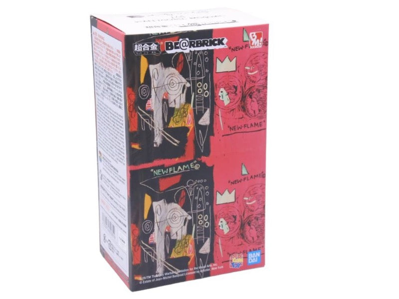未使用 MEDICOM TOY メディコムトイ フィギュア 超合金 BE@RBRICK Andy Warhol × Jean-Michel Basquiat 中古 46638