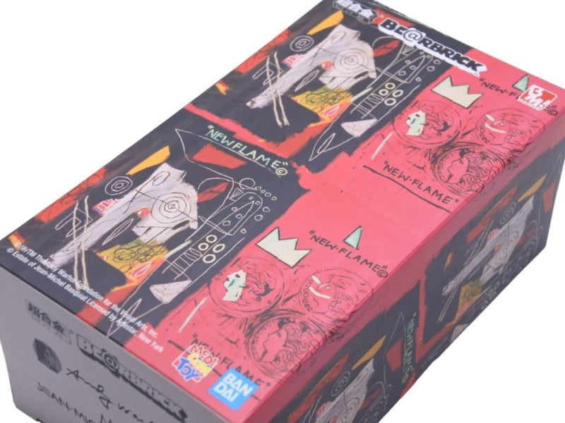 未使用 MEDICOM TOY メディコムトイ フィギュア 超合金 BE@RBRICK Andy Warhol × Jean-Michel Basquiat 中古 46638
