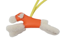 Load image into Gallery viewer, 新品未使用 HERMES エルメス バディ チャーム アニョーミロ メリノウール U刻印 イエロー オレンジ キーホルダー 未使用 46644