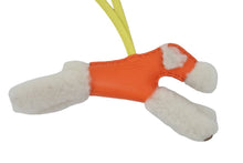 Load image into Gallery viewer, 新品未使用 HERMES エルメス バディ チャーム アニョーミロ メリノウール U刻印 イエロー オレンジ キーホルダー 未使用 46644