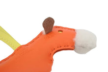 Load image into Gallery viewer, 新品未使用 HERMES エルメス バディ チャーム アニョーミロ メリノウール U刻印 イエロー オレンジ キーホルダー 未使用 46644