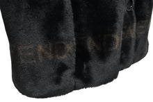 画像をギャラリービューアに読み込む, FENDI フェンディ ファーコート ジャケット 31.534519 04042 アクリル ポリエステル ブラック ブラウン 美品 中古 46649