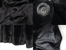 画像をギャラリービューアに読み込む, FENDI フェンディ ファーコート ジャケット 31.534519 04042 アクリル ポリエステル ブラック ブラウン 美品 中古 46649