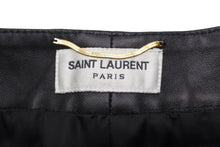 Load image into Gallery viewer, SAINT LAURENT サンローラン 20年 レザーショートパンツ ラムスキン 632344 YC2ZZ サイズ38 美品 中古 46679