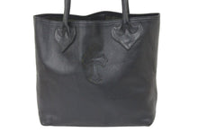 画像をギャラリービューアに読み込む, CHROME HEARTS クロムハーツ CHクロスパッチFS レザートートバッグ TOTE FS LINED ブラック 美品 中古 46703