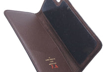 画像をギャラリービューアに読み込む, LOUIS VUITTON ルイ・ヴィトン モノグラム iPhoneX/XS スマホケース ブラウン 小物 ロゴ 中古 46723