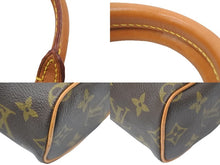 画像をギャラリービューアに読み込む, LOUIS VUITTON ルイヴィトン ミニスピーディ ハンドバッグ モノグラム ブラウン レザー M41534 美品 中古 46754