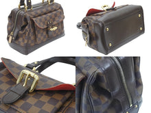 画像をギャラリービューアに読み込む, LOUIS VUITTON LV ルイヴィトン ナイツ ブリッジ N51201（廃番） ハンドバッグ ダミエ 美品 中古 46758