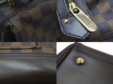 画像をギャラリービューアに読み込む, LOUIS VUITTON LV ルイヴィトン ナイツ ブリッジ N51201（廃番） ハンドバッグ ダミエ 美品 中古 46758