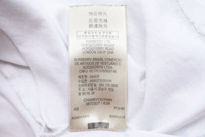 BURBERRY BRIT バーバリー ブリット XL Tシャツ 半袖Tシャツ ホワイト カジュアル 白 刺繍 中古 46802