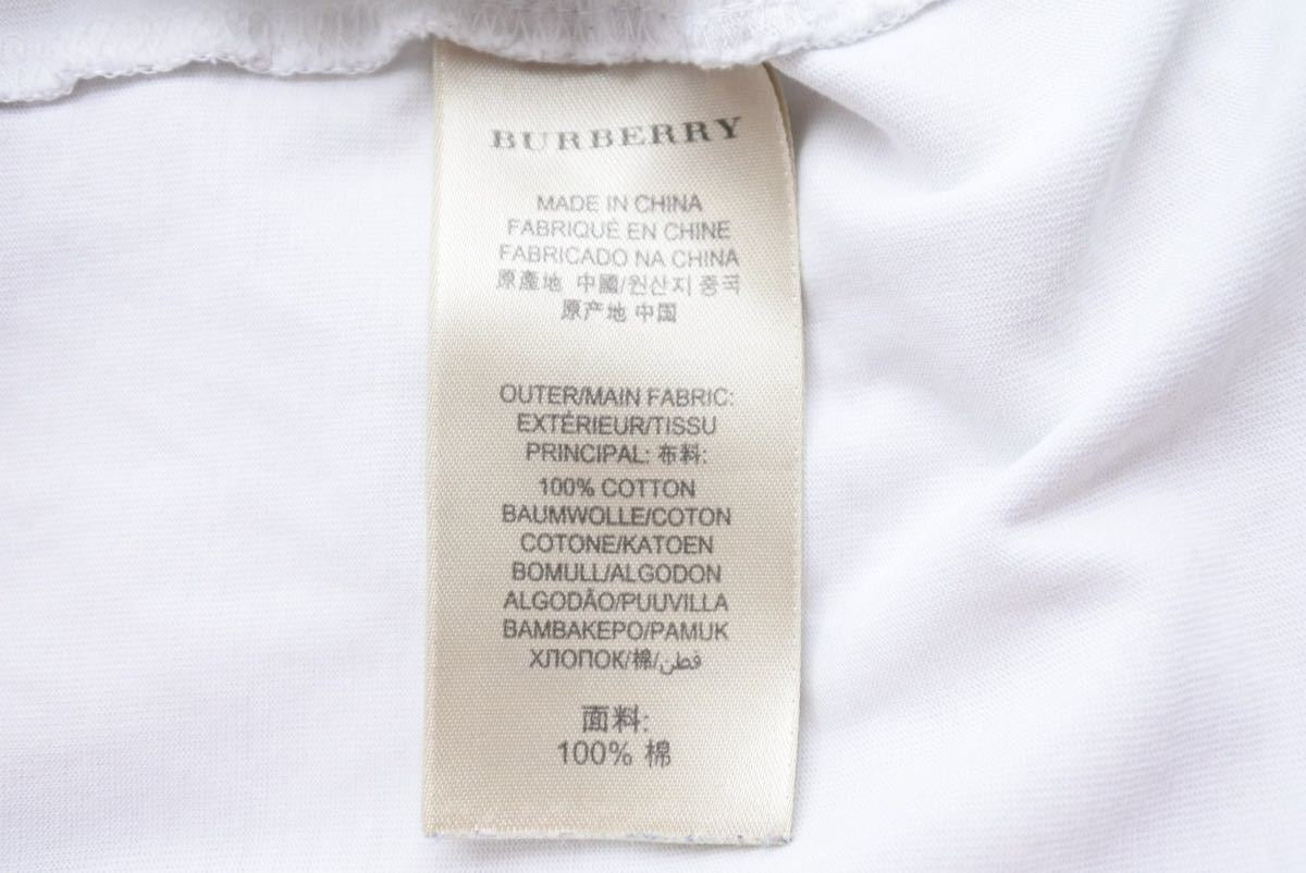 BURBERRY BRIT バーバリー ブリット XL Tシャツ 半袖Tシャツ ホワイト