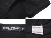 Load image into Gallery viewer, DOLCE&amp;GABBANA ドルチェ＆ガッバーナ プレートTシャツ ブラック メンズ サイズ５６ L 美品 中古 46804