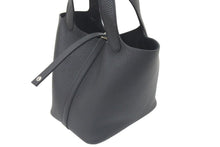 Load image into Gallery viewer, 新品未使用 エルメス ピコタンロックPM U刻印 18 トリヨンクレマンス ブラック シルバー金具 ハンドバッグ 中古 46821