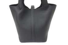 Load image into Gallery viewer, 新品未使用 エルメス ピコタンロックPM U刻印 18 トリヨンクレマンス ブラック シルバー金具 ハンドバッグ 中古 46821