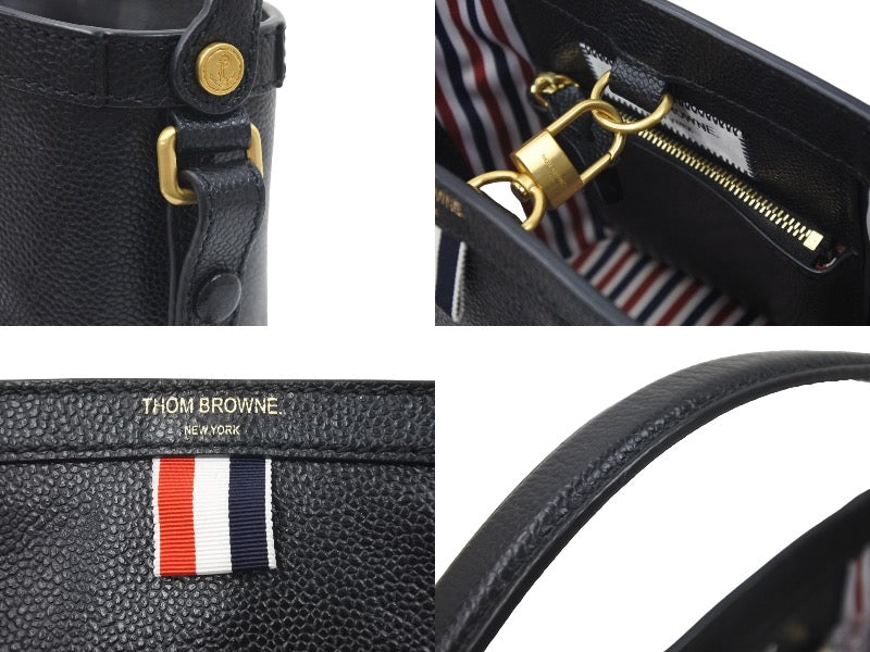 THOM BROWNE トムブラウン バケツ型 2WAYバッグ ショルダーバッグ