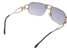 画像をギャラリービューアに読み込む, CAZAL カザール サングラス メガネ アイウェア メタル プラスチック ゴールド ブラック 美品 中古 46943