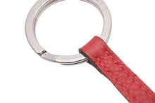 Load image into Gallery viewer, 極美品 HERMES エルメス チャーム キーケース ベースボール C刻 ヴォーエヴァーカラー ブルーマルテ ルージュカザック 中古 46970
