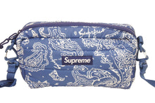 Load image into Gallery viewer, 極美品 Supreme Puffer Side Bag Blue Paisley シュプリーム パファー サイド バッグ ブルーペイズリー 2022AW 2022FW 中古 47005