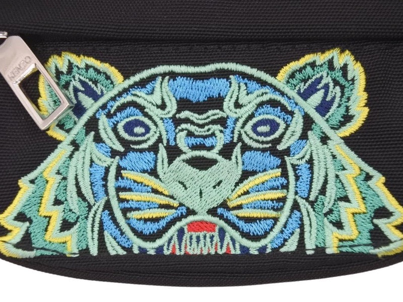 極美品 KENZO ケンゾー タイガー刺繍 ボディーバッグ ウエストバッグ