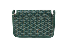 画像をギャラリービューアに読み込む, 新品同様 GOYARD ゴヤール プリュメ ショルダーバッグ 斜めがけポシェット ポーチウォレット PVC レザー グリーン 中古 47026