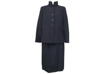 Load image into Gallery viewer, 極美品 CHANEL シャネル 2002 セットアップ ブラック ココマーク ラインストーン 02A P19834W03053/P19746V11502 42/40 中古 47034